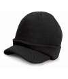 RC060 Result Esco Army Knitted Hat Black colour image
